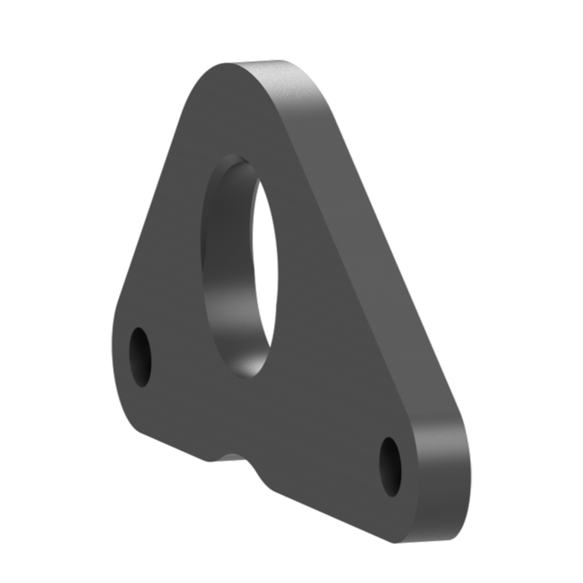 Aufhängeöse Einloch SK070, schwarz (14mm)